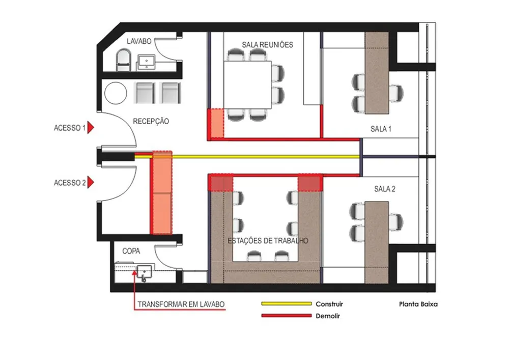 Sala para venda no bairro Chácara das Pedras em Porto Alegre