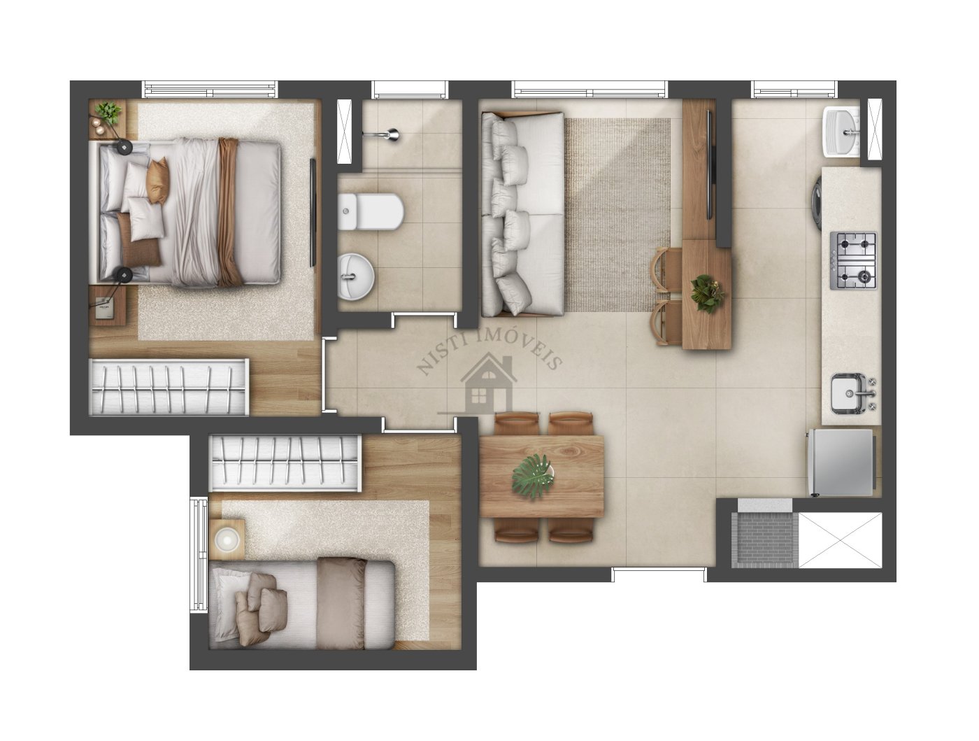 Apartamento 2 quartos para Venda no bairro Santa Maria Goretti em Porto Alegre